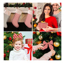 10 Pieces Of Christmas Fabric To Sew | To Quilt | Christmas Fabric | red And Green Color | Candy Cane Print Fabric  | 20 x 15.75 Inches