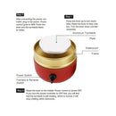 Toolly Mini Electric Pottery Wheel Machine Small Pottery Forming Machine with Tray for DIY Ceramic Work Clay Art Craft