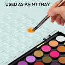 Nicpro Watercolor Paint Set | 48 Water Colors Kit with 8 Squirrel Brushes, Palette, Watercolor Pen, 25 Art Pad Paper, 2 Art Sponges