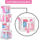 Baby Box Baby Shower Decorations Baby Shower Boxes Baby Blocks Decorations For Gender Reveal
