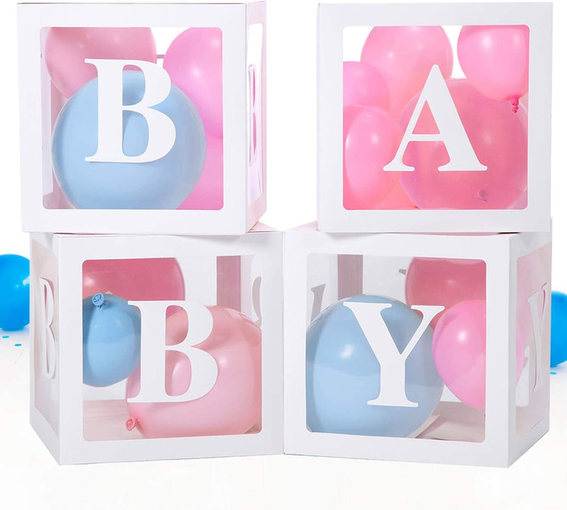 Baby Box Baby Shower Decorations Baby Shower Boxes Baby Blocks Decorations For Gender Reveal