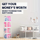Baby Box Baby Shower Decorations Baby Shower Boxes Baby Blocks Decorations For Gender Reveal