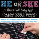 Baby Gender Reveal Party Supplies Kit | Photo Props Games Decorations | Boy or Girl | Includes 3 Game Posters