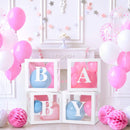 Baby Box Baby Shower Decorations Baby Shower Boxes Baby Blocks Decorations For Gender Reveal