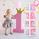 Baby Box Baby Shower Decorations Baby Shower Boxes Baby Blocks Decorations For Gender Reveal