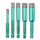 FACHLICH Ceramic Tile Drill Bits | 6/8/10/12/14mm Granite Drill Bits Diamond Drill Bit