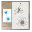 5X8In 1Pc Rotating Background DIY Layering Stencils Painting Scrapbooking Coloring Embossing