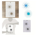 5X8In 1Pc Rotating Background DIY Layering Stencils Painting Scrapbooking Coloring Embossing