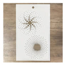 5X8In 1Pc Rotating Background DIY Layering Stencils Painting Scrapbooking Coloring Embossing