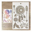 5X8In 1Pc Indian Dreamnet DIY Layering Stencils Painting Decorative Template