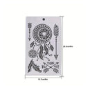 5X8In 1Pc Indian Dreamnet DIY Layering Stencils Painting Decorative Template