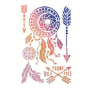 5X8In 1Pc Indian Dreamnet DIY Layering Stencils Painting Decorative Template