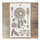 5X8In 1Pc Indian Dreamnet DIY Layering Stencils Painting Decorative Template