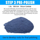 6 LBS Large Weight 4 Step Rock Tumbler Grit Set | Tumbling Media Refill-Coarse