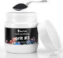 Rock Tumbler Refill Grit Media Kit | Stone Polisher | 3.5 Pounds Polishing Grits + Poly Plastic Pellets