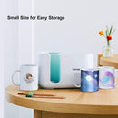 Mug Press Machine | Automatic Mug Heat Press for Sublimation 11-15oz | Coffee Cup Transfer Printing | DIY Presents Gifts White