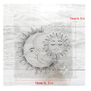 Sun Moon Stars Clear Silicone Stamps For Card Making DIY Scrapbooking