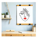 16 Women Theme Templates With Floral Female Face Design And Inspirational Quote Template