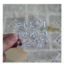 Basic Digital Letters Metal Cutting Mold For Crafts