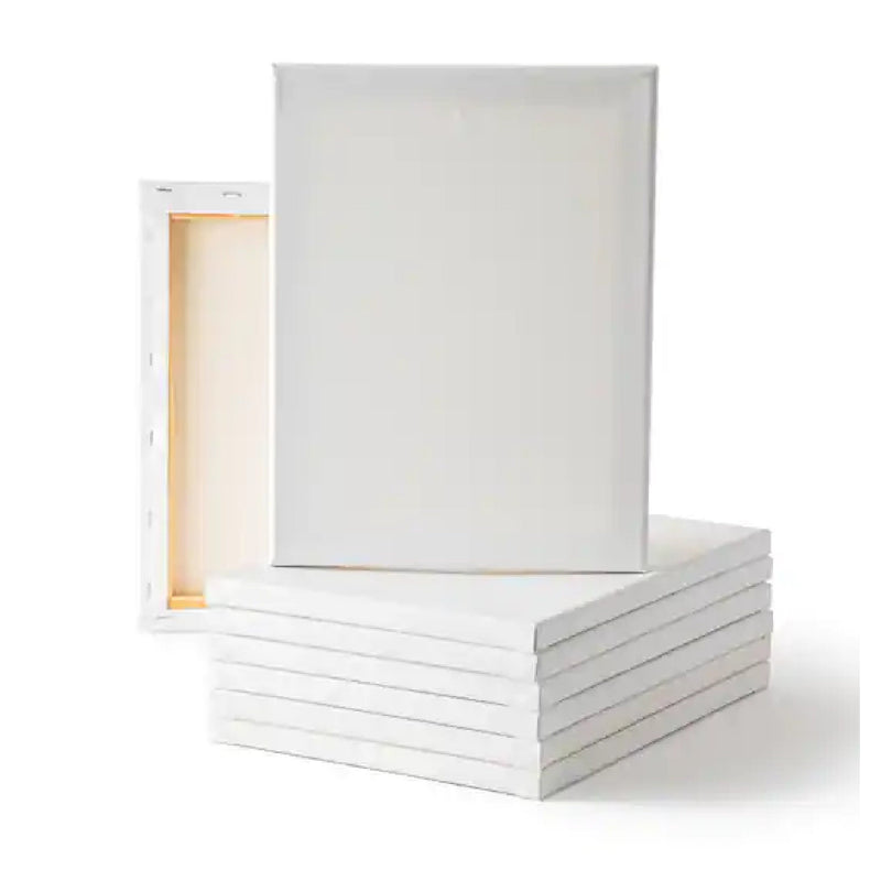 8 Pack 9" x 12" Super Value Canvas