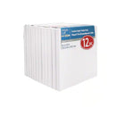 12 Pack 8" x 8" Super Value Canvas