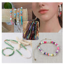 7200 Clay Beads for Making Bracelets | 6mm 24 Colors Flat Round Polymer Clay