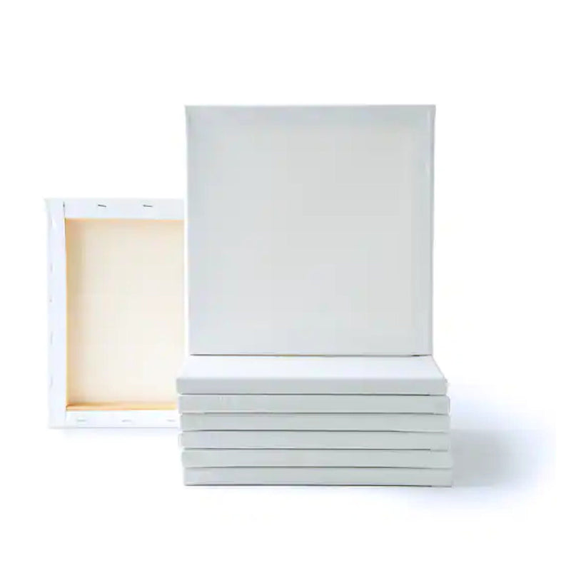 8 Pack 10" x 10" Super Value Canvas