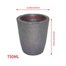 Nisorpa 6 KG Silicon Graphite Crucibles | Crucible Copper Casting Cup | Black Cup Furnace Torch Melting