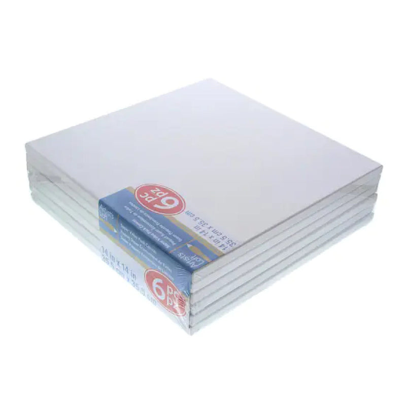 4 Packs 6 ct | 24 total | 14" x 14" Super Value Pack Canvas