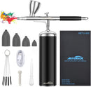Autolock Upgraded Airbrush Kit with Air Compressor | Portable Cordless Auto Airbrush Gun Kit