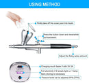 Autolock Upgraded Airbrush Kit with Air Compressor | Portable Cordless Auto Airbrush Gun Kit