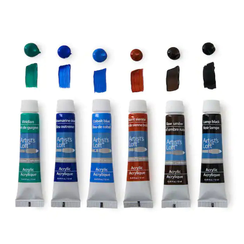 12 Pack Acrylic Paint Set