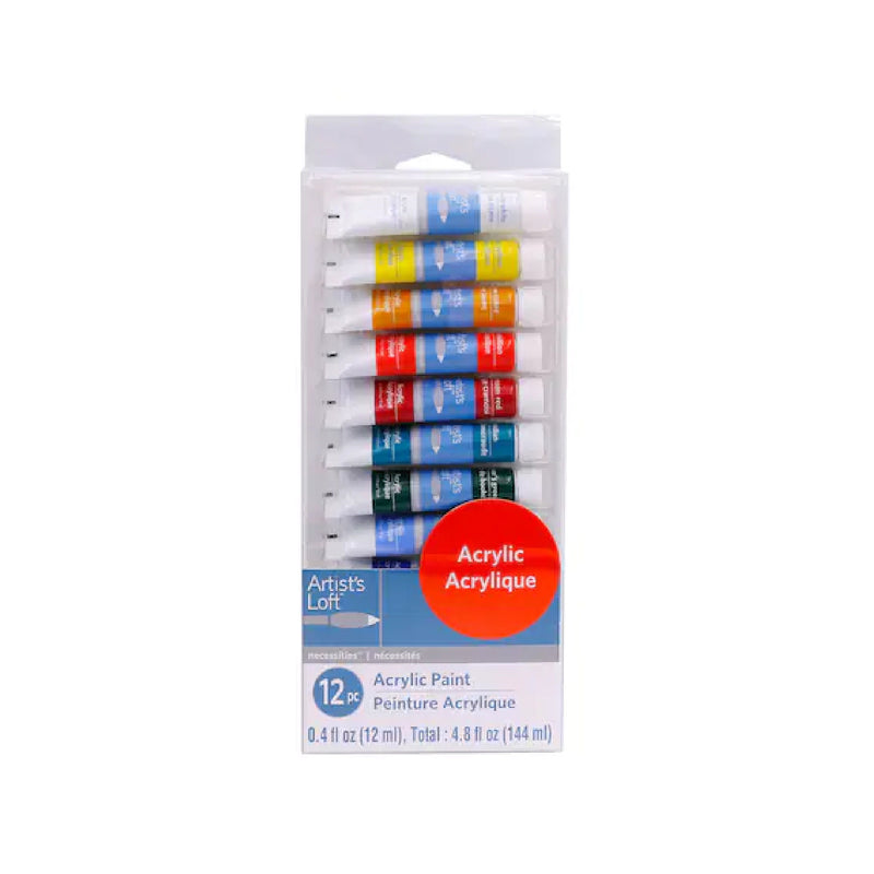 12 Pack Acrylic Paint Set