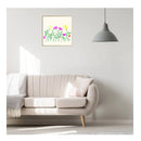 Kit De Plantilla De Plantilla De Caligrafía | 12 Piezas Reutilizables | Flores | Para Manualidades | Pintura De Madera