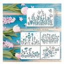 8 Plantillas De Pintura | Para Pintar En Madera | Kit De Plantillas  De Flores Para Pintar En Lienzo De Pared