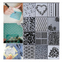 13 Pieces Of Embossed Folders | Template For Crafts | Scrapbooking Tool