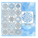 16 reusable templates | 6 x 6 inches | Mandala Stencils | Mandala Dot Painting Stencils | Stencil For Painting Scrapbooking Art