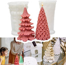 2PCS Candle Molds for Candle Making, MUHMU 3D Christmas Tree Shape Silicone Resin Epoxy Mould DIY Casting Aromatherapy Wax Candles