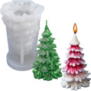 ZQYSING Christmas Tree Candle Mold | 3D Christmas Pine Tree Silicone Mold for Candle Making Aromatherapy Wax Epoxy Resin Casting Soap