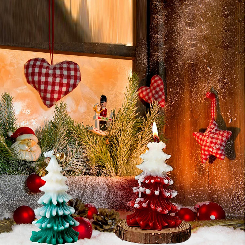 3D Christmas Pine Cone Silicone Candle Mold Beeswax Candle Making