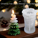 ZQYSING Christmas Tree Candle Mold | 3D Christmas Pine Tree Silicone Mold for Candle Making Aromatherapy Wax Epoxy Resin Casting Soap