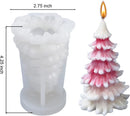 ZQYSING Christmas Tree Candle Mold | 3D Christmas Pine Tree Silicone Mold for Candle Making Aromatherapy Wax Epoxy Resin Casting Soap