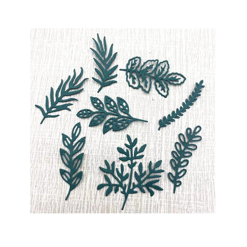 8Pcs/Set Leaf Metal Die Cuts | Various Leaves Plant Flower Cutting Dies Cut Stencils for DIY Scrapbooking