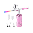 Suteck Handheld Airbrush Kit Mini Portable Air Brush Spray Gun with Compressor Kit Single-Dual Action Paint Set