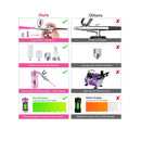 Suteck Handheld Airbrush Kit Mini Portable Air Brush Spray Gun with Compressor Kit Single-Dual Action Paint Set