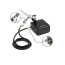 Gocheer Mini Airbrush Kit | Dual-Action Air Brush Pen Gravity Feed Airbrush for Makeup Art Craft Nails Cake
