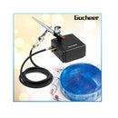 Gocheer Mini Airbrush Kit | Dual-Action Air Brush Pen Gravity Feed Airbrush for Makeup Art Craft Nails Cake