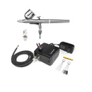 Gocheer Mini Airbrush Kit | Dual-Action Air Brush Pen Gravity Feed Airbrush for Makeup Art Craft Nails Cake