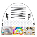 RUBFAC Tabletop Balloon Arch Kit | Black Balloon Arch Stand Balloon Arch Frame For Tables Of Different Sizes