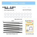 RUBFAC Tabletop Balloon Arch Kit | Black Balloon Arch Stand Balloon Arch Frame For Tables Of Different Sizes